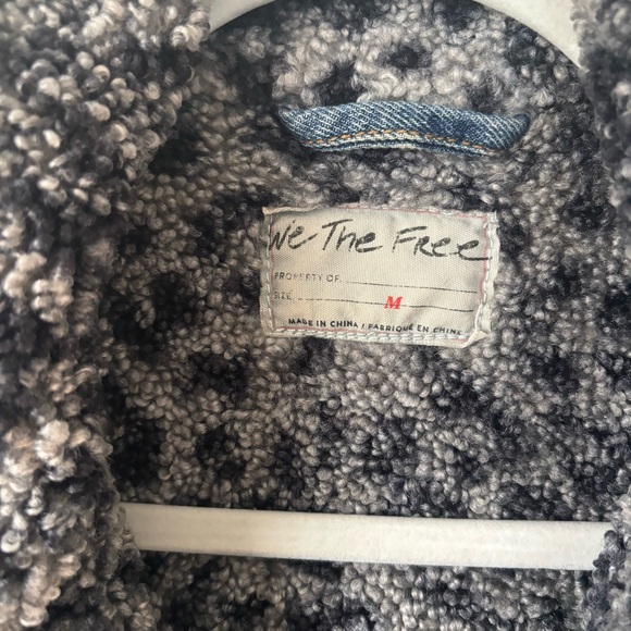 We the Free Denim Sherpa-Lined Jacket - Picture 9 of 10